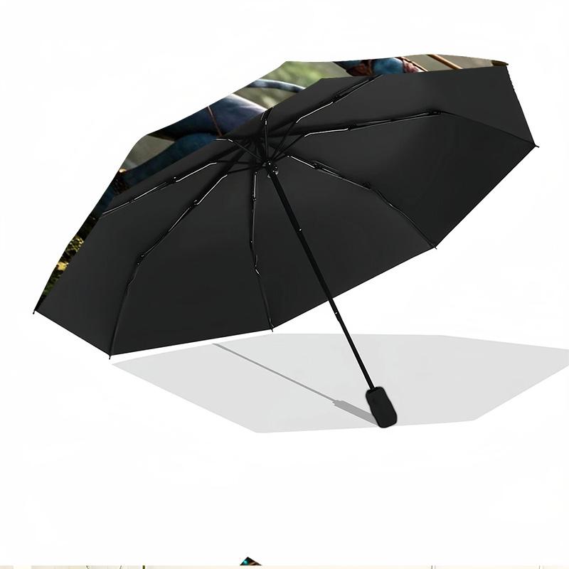 Avatar Print Automatic Open Close Umbrella, Portable Foldable Umbrella, for Outdoor Commute Camping Trip, Ideal Birthday Gift