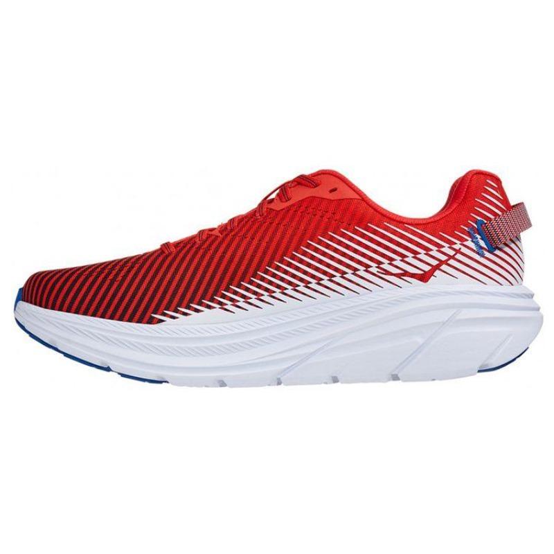 HOKA ONE ONE Rincon 2 Men s Low-Top Running Shoes Red White Blue 1110514-FTHS EU 42.5