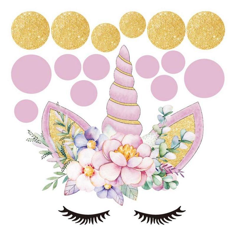 Colorful Flower Animal Star Wall Sticker 3D Art Decal DIY Sticker Child Room Nursery Wall Decoration