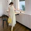 Summer Sleeveless Plaid Dress Women's 2026 New Thin A-word Skirt Casual Commuting Vacation Style Gentle Skirt