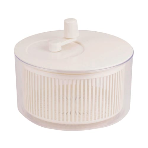 Pearl Metal Vegetable Drainer/Salad Spinner, Made in Japan, White, NEW Salad Pal C-995