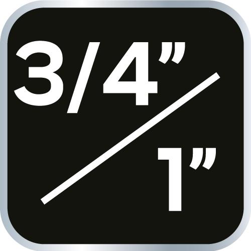 Tap connection 3/4"- 1"