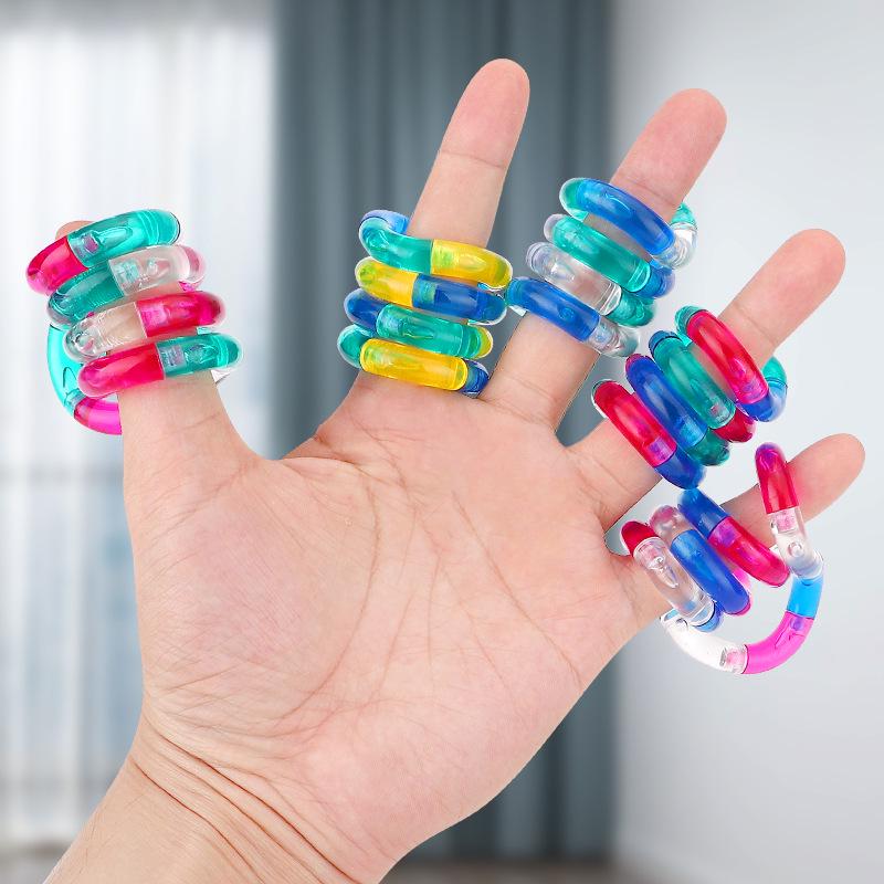 Versatile Twisty Rope Finger Toy for Office Relaxation and Stress Relief