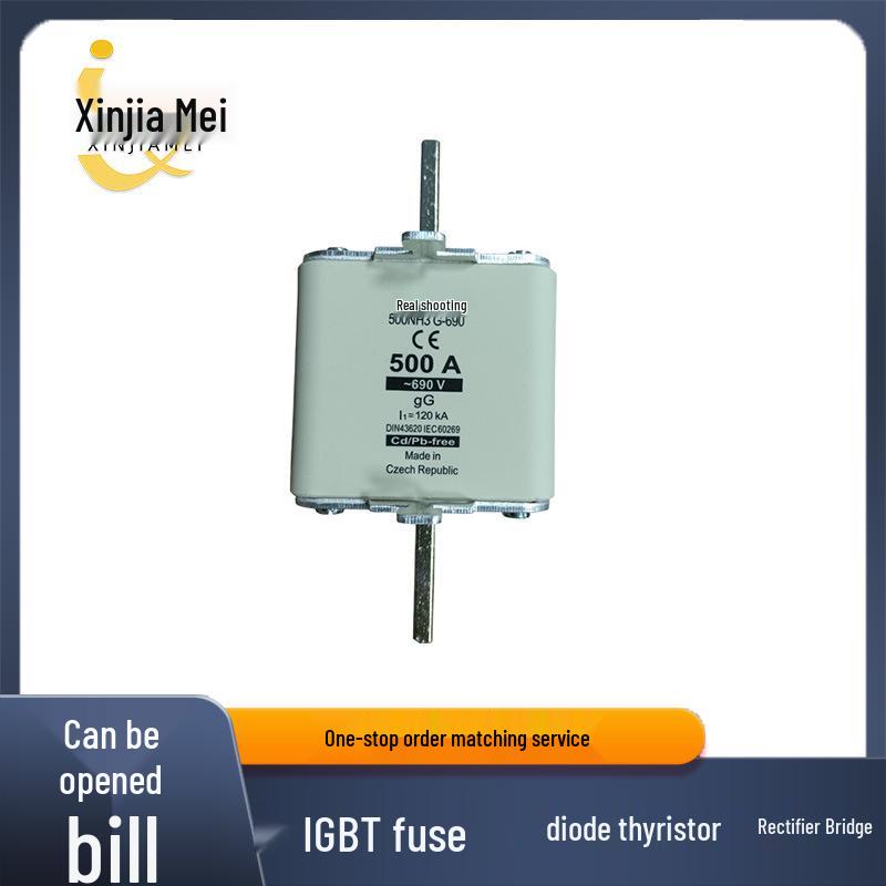 

500NH3G-690 Ceramic Fast-Acting Electronic Fuse, Large Quantity Available