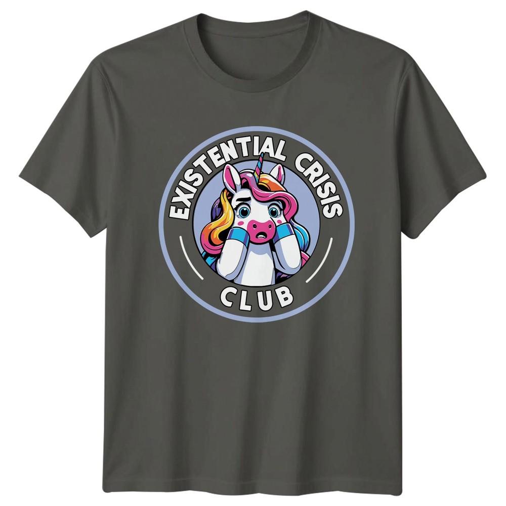 Existential Crisis Club TShirt Unisex Gift For Him And Her S