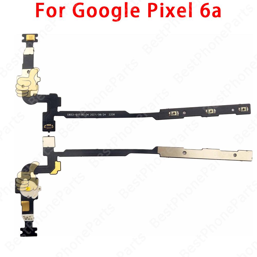 For Google Pixel 6 7 6a 7a Pro Pixel6 Pixel6a Pixel7 Pixel7a 7Pro Side Button Switch Volume Key Power On Off Flex Cable Parts