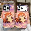 Phone Case: 2D Flat Design Suitable for iPhone 18 17 16 15 14 13 Pro Film Protective Case, Couple Style, Cloud Little Panda, Christmas and Halloween G