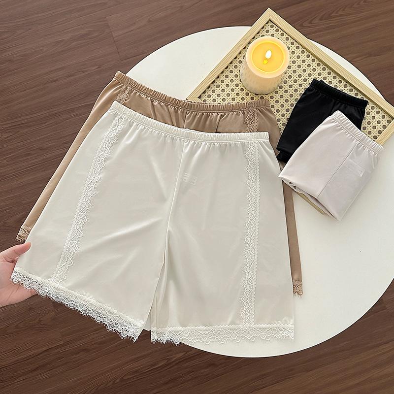 Women's Summer Thin Can Be Worn Outside The Loose Home Ice Silk Safety Anti Wear Three Points Leggings