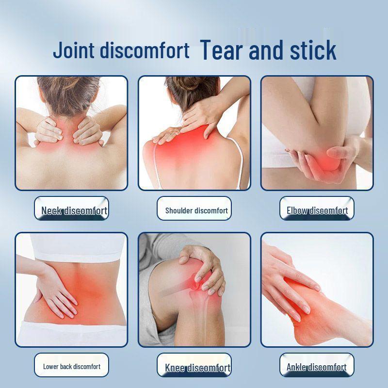 Haisihaino Glukosamin Kondroitin Plåster med Malört, Kanel och Ingefäraextrakt för Vuxna.