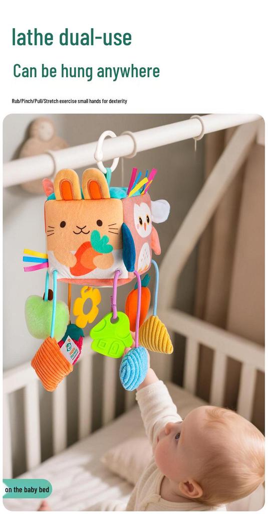 Infant Stroller & Crib Hanging Toy for Head-Lifting Practice (0-1 Year)