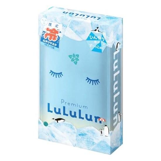 LuLuLun Premium Cooling Mask 1 Sheet 5 Bags Face Pack Skin Roughness Pores Summer