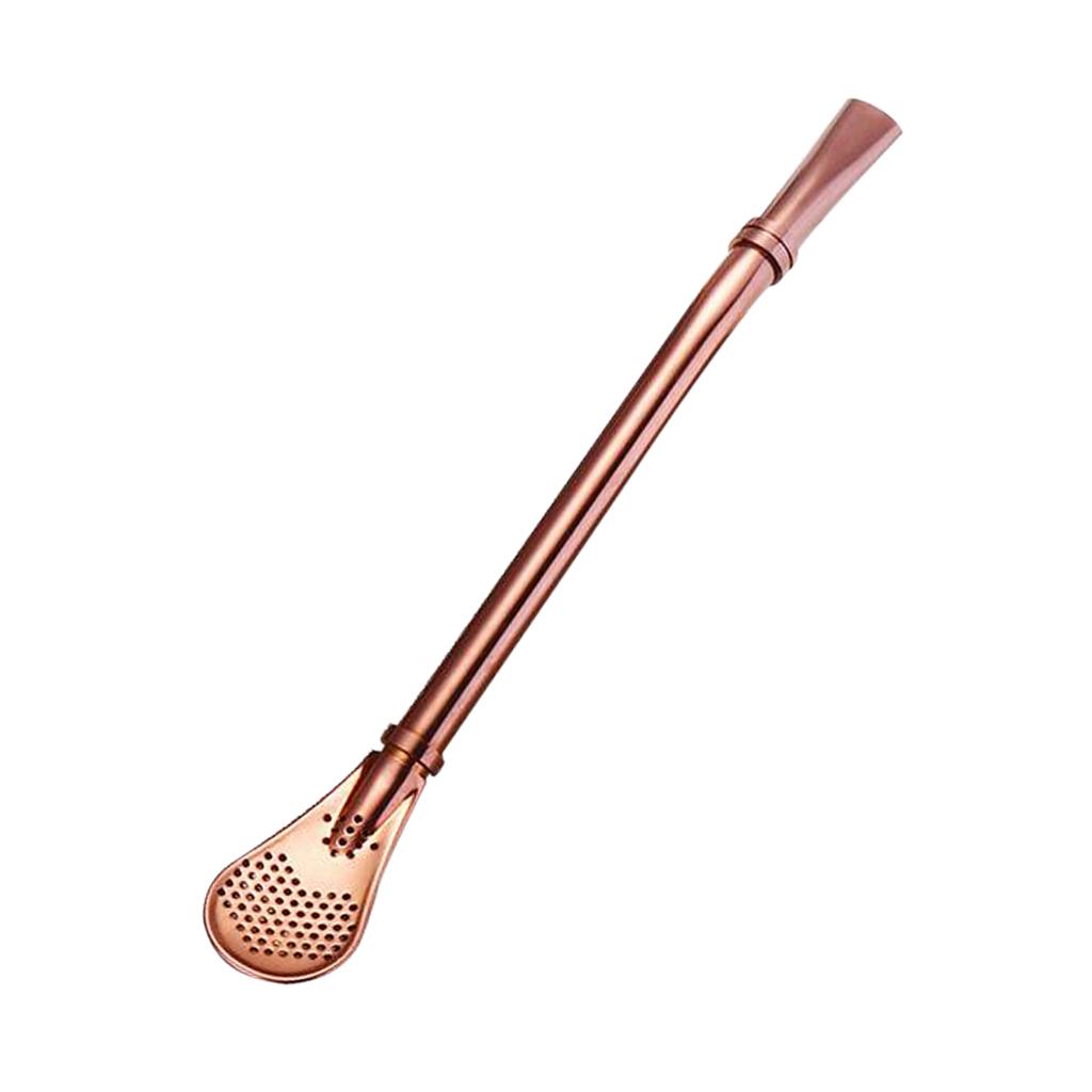 

Tea Infuser Filter Coffee Spoon Tea Spoon Ice- Sundae Spoon Juice Straw 6 Colors