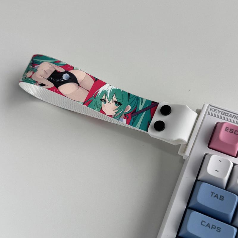 

Лента для клавиатуры Механическая клавиатура Ремешок Универсальный Персонализированный Аниме Лента для клавиатуры Декор Аксессуары