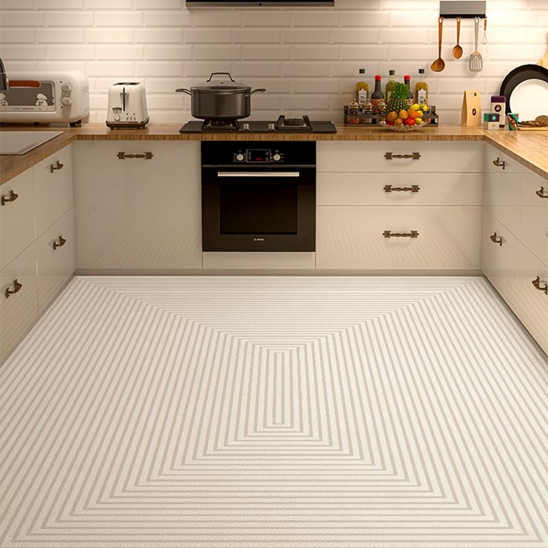 Modern Kitchen Floor Mats Oil-Proof Wipeable No-Clean Pvc Anti-Dirty Waterproof Soft Carpets Home Balcony Rugs Tapis