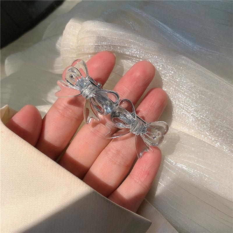 

Милые блестящие синие акриловые заколки для волос для женщин Элегантный дизайн Заколки-банты Палочка Заколка для волос Аксессуары для волос