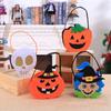 Ornament Trick Or Treat For Children Kids Gift Pouch Non-woven Bag Halloween Candy Bag Tote Bag