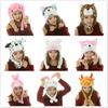 Cartoon Animal Hat For Adults And Kids Warm Plush Winter Headgear With Ear Cover For Kids