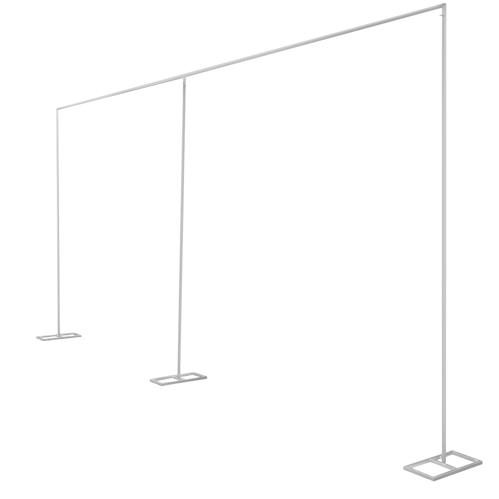 

6M x 3M Heavy Duty Wedding Backdrop Stands Stage Stands Pipe & Drape Kits L