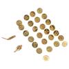 28Pcs Different Sizes Wood Burning Tip Set Brass Brass Pyrography Tip  for Carving Crafts