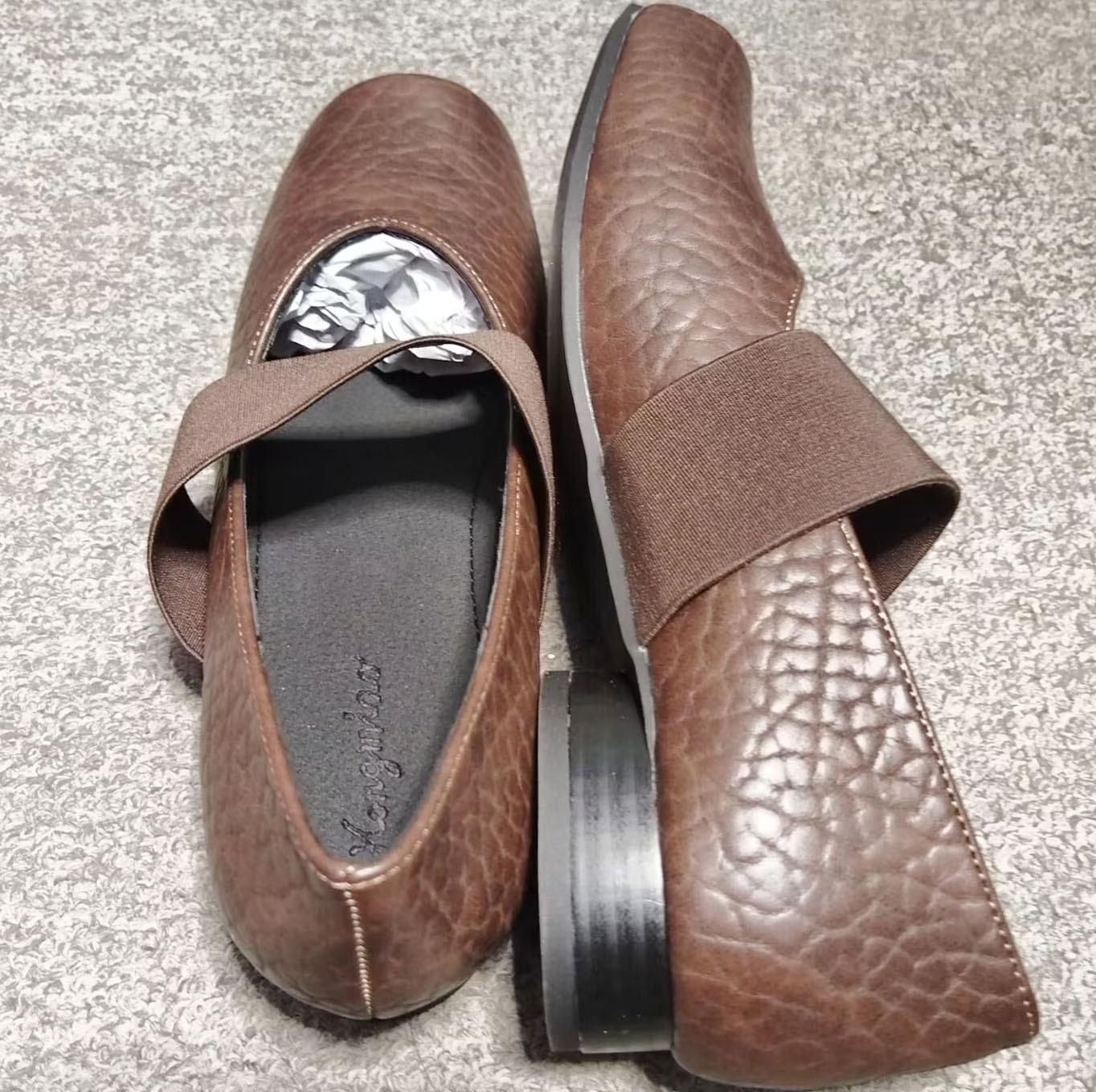 

Туфли Мэри Джейн женские 25 новые ретро французский толстый каблук пятачок слон узор дизайн резинки балетные модные туфли 39