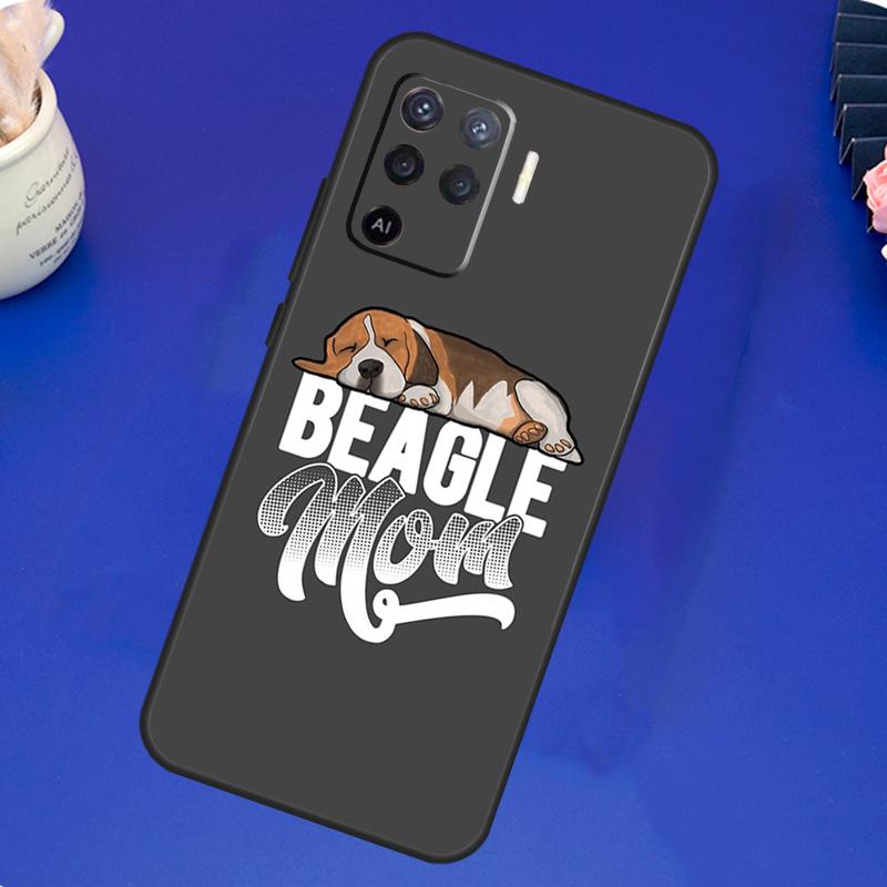 Beagle Dog Case For OPPO A17 A57 A77 A78 A15 A16 A52 A72 A76 A96 A74 A94 A5 A9 A31 A93 A54S A53S A57S
