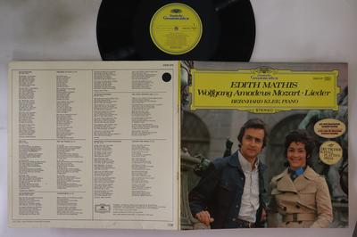 LP Schallplatte EDITH MATHIS BERNHARD KLEE  Mozart Lieder 2530319 DEUTSCHE GRAMM 1973 Japan Klassik Gebraucht
