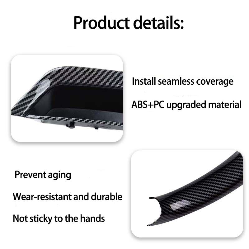 LHD RHD Car Interior Door Handle Panel Pull Cover For BMW X3 X4 F25 F26 2010 2011 2012 2013 2014 2015 2016