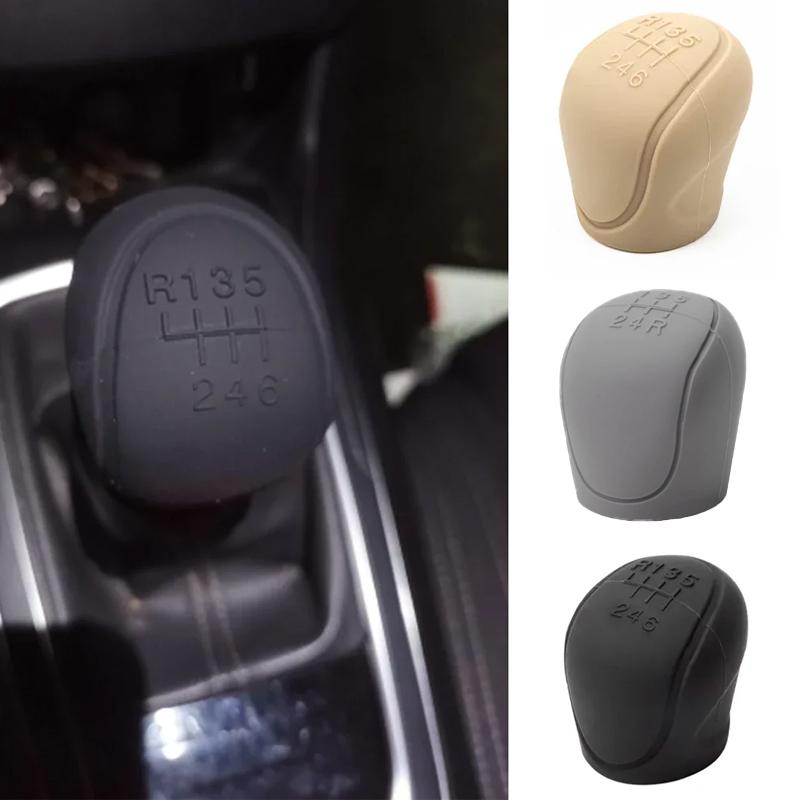 6-speed Universal Silicone Car Gear Shift Sleeve Manual Transmission Gear Shift Lever Protection Cover