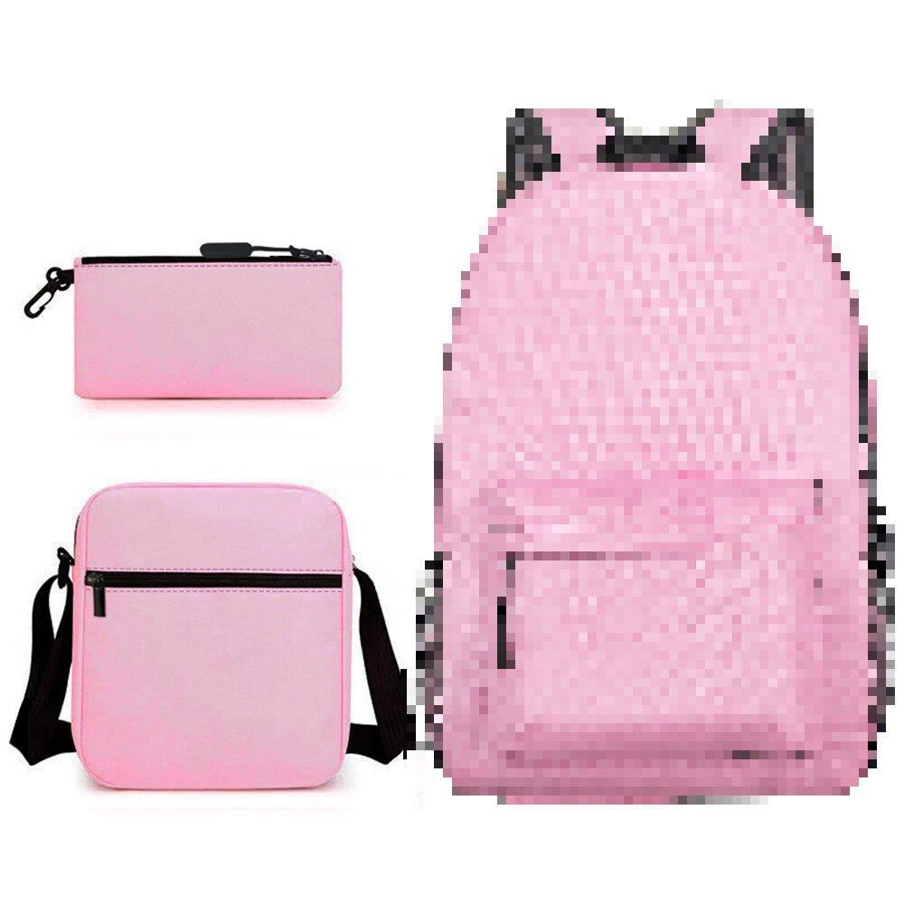 Heat Transfer Three-Piece Schoolbag Cartoon Peripheral Printing Backpack Student Satchel Pencil Case