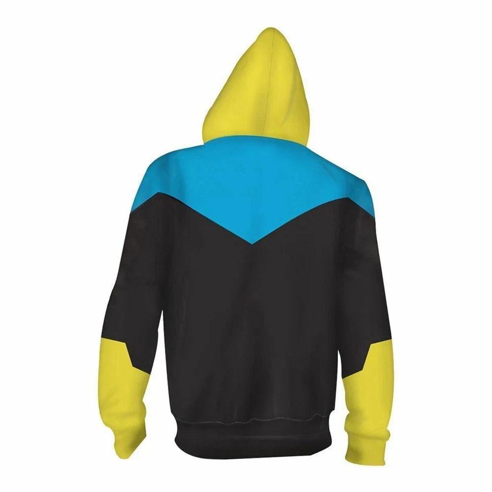 Invinciblee Mark Grayson Cosplay Hoodies Long Sleeve Fleece Hooded Sweatshirt 3D Printing Unisex Streetwear