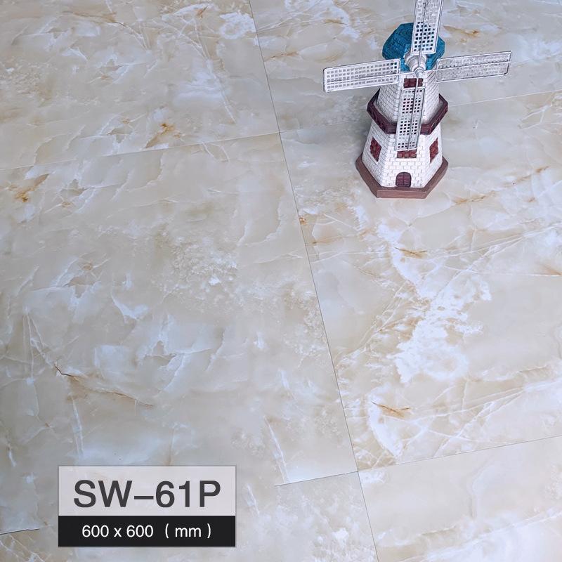 10/20pcs 60*60cm PVC Marble Self-adhesive Wearproof Floor Sticker Waterproof Bathroom Decor Hom Home Decor