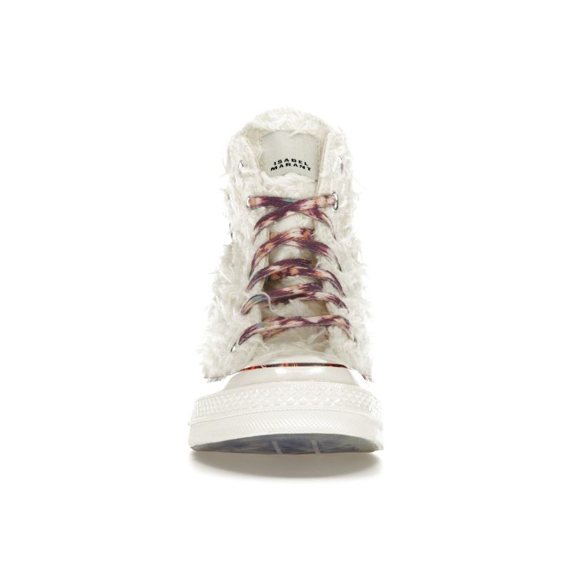 Converse Isabel Marant x Chuck 70 Vnitřní klínek Vysoké Vanilkově bílé Unisex tenisky Krémová Černá Červená A10222C
