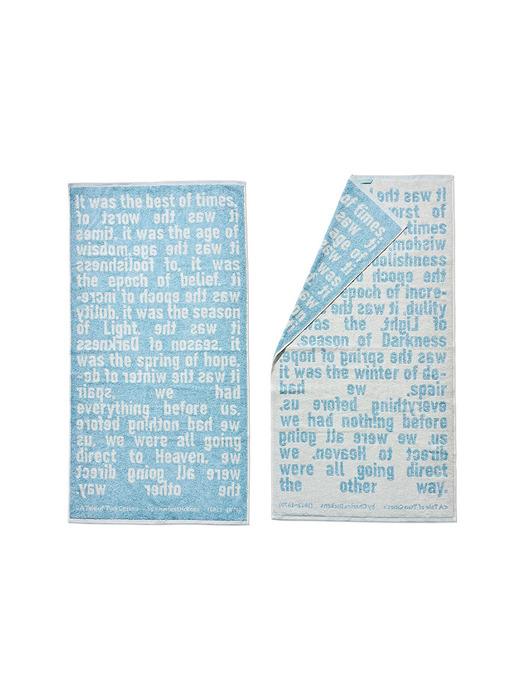 GATA Letters [A tale of Two Cities] Bath towel (70x140cm) OS (70x140cm)