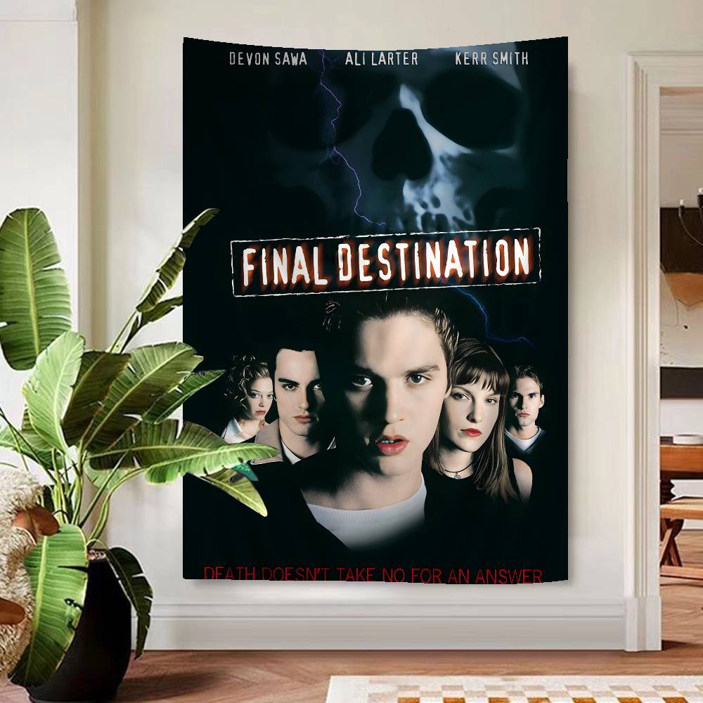 Movie F-Final D-DestinationS Hippie Wall Hanging Tapestries for Living Room Home Dorm Decor Art Home Decor 100X70CM