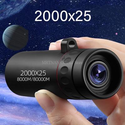 Monocular HD Profesional de Largo Alcance 2000x25 para Adultos y Telescopio Mini Portátil para camping y caza al aire libre