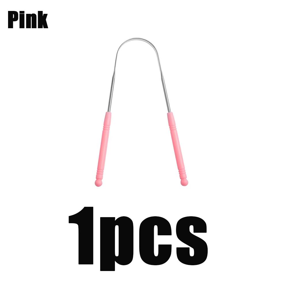 

1pcs Tongue Scraper Stainless Steel For Adult Cleaner U-Shape Easy To Tongue Clean Reduce Bad Breath Oral Hygiene Care Tools