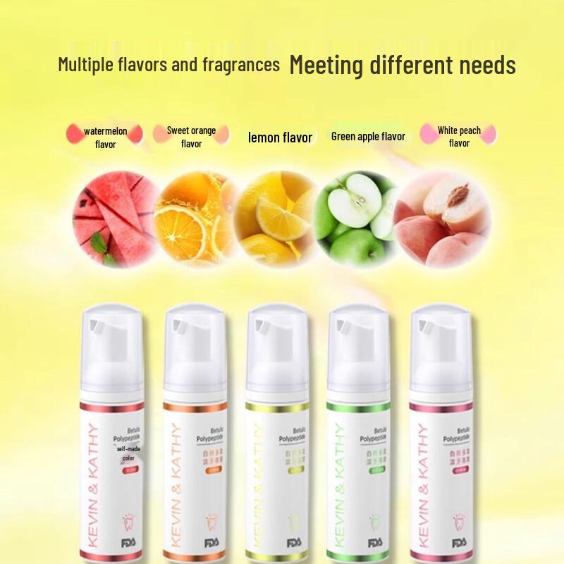 

KEVIN&KATHY White Peach Whitening Mousse Toothpaste