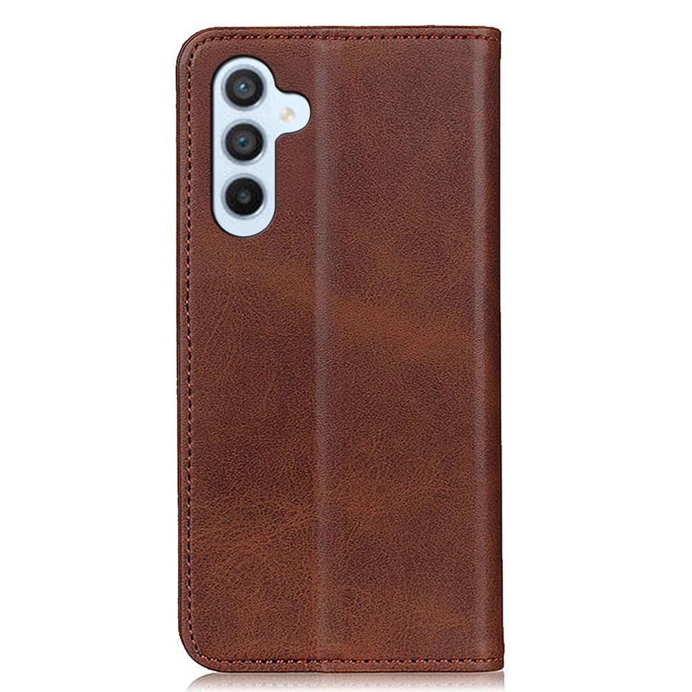 For Samsung Galaxy A37 5G Case Cowhide Texture Split Leather Flip Wallet Phone Cover