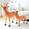 Plush Deer Toy Soft PP Cotton Filling Simulation Animal Doll Christmas Elk Decoration