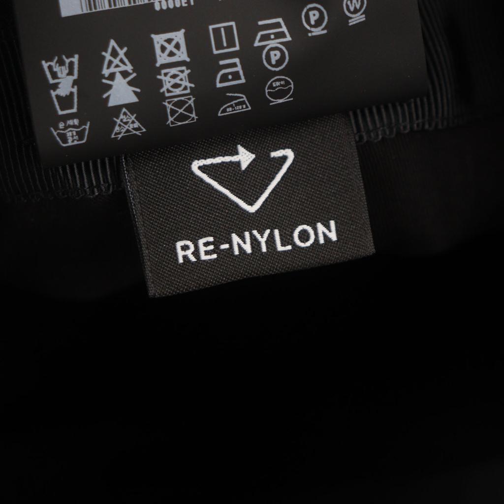 Excellent PRADA Hat With Logo Hat Bucket Black Recycled Polyamide Mens S 2HC137 Used