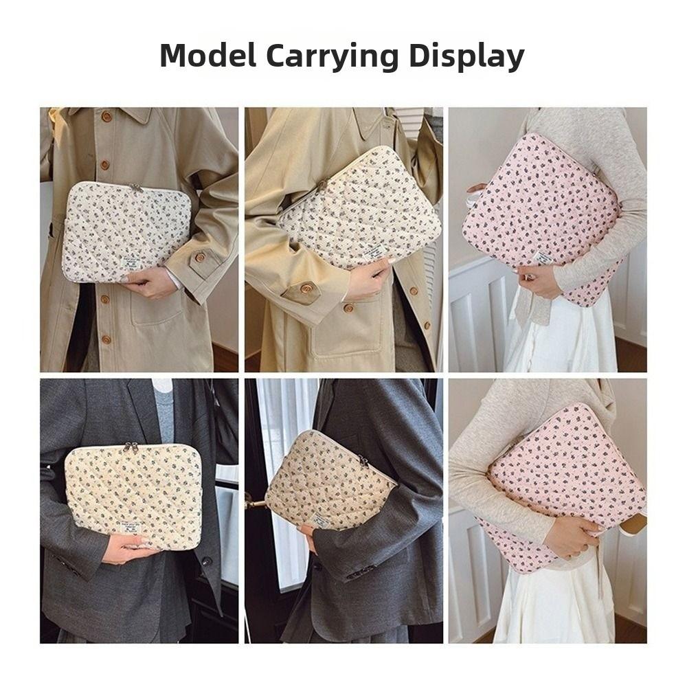 Cute Floral Laptop Case Cloth Laptop Sleeve for Lenovo Dell Laptop Laptop Accessories
