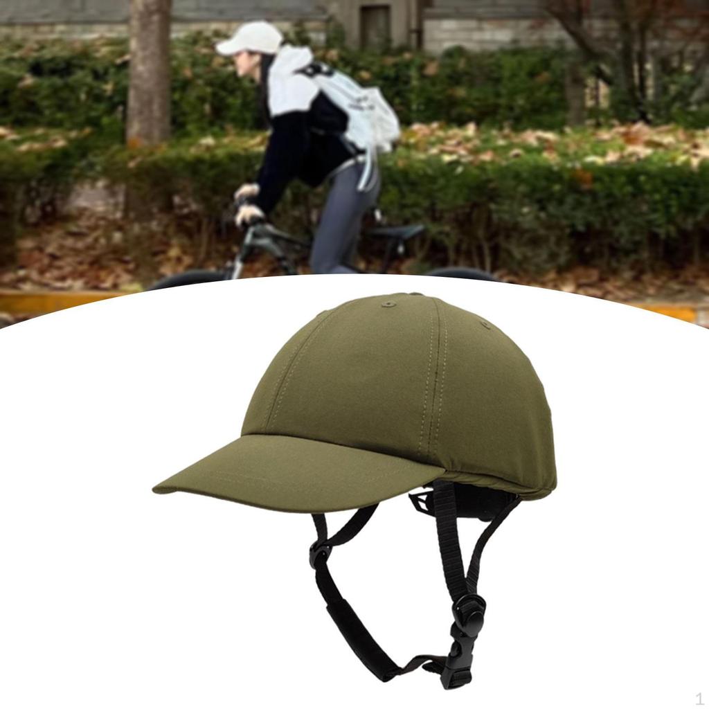 Bike Helmet Hat Baseball Cap Sunhat Fashion Cycling Sun Visor for Summer Camping Commuting