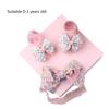 Lace Headband & Socks for Baby Unisex Boy Girl Elastic Headdress Anti-Skid Floor Socks Gender Neutral Heads Accessories