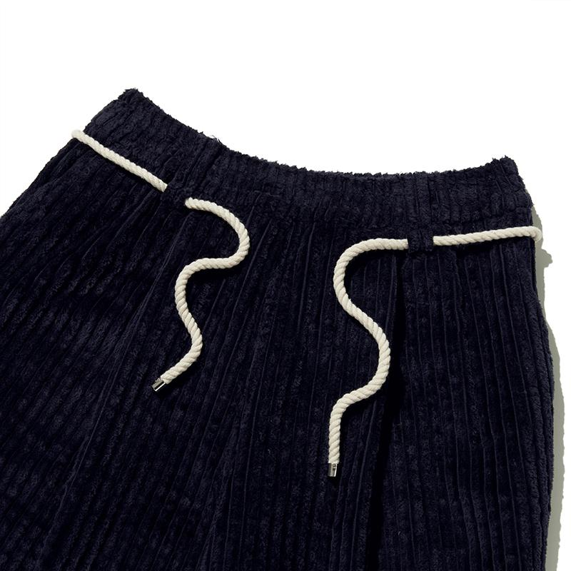 KIRSH X Misaki Kawaii Corduroy Pants [Navy]