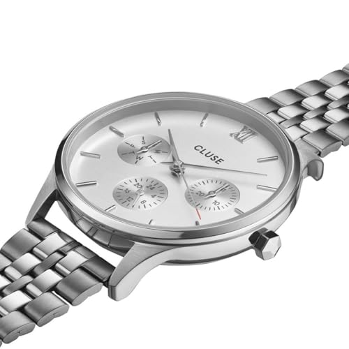 Crus Minuit Multifunction Watch CW10703 Women's Silver