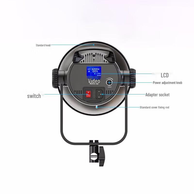 High-Power LED Fill Light for Photography & Live Streaming