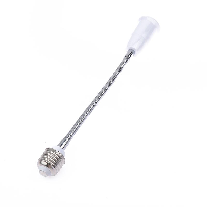 18Cm 28Cm 38Cm 48Cm Flexibil E27 la E27 Extensie bec LED Suport lampă Soclu 220V Convertizor Suport lampă LED