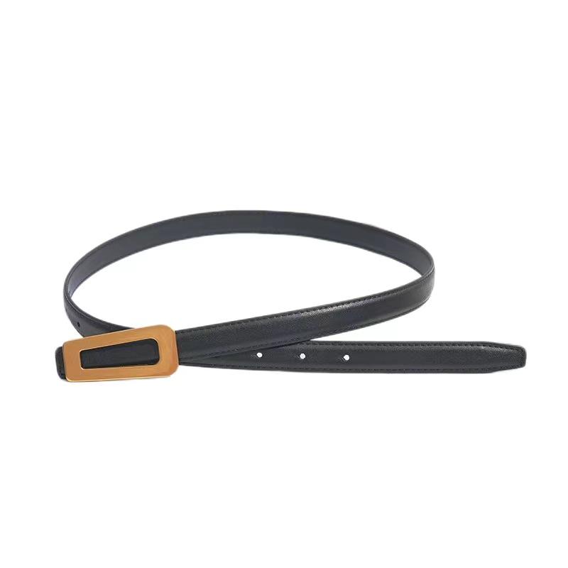Women's Genuine Leather Belt - Retro, Versatile & Stylish for Jeans or Dresses
