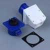 Easy Install 220V 16A 3 Pin Industrial Waterproof Plug Socket Durable Power Connector for Caravan Trailer Motorhome