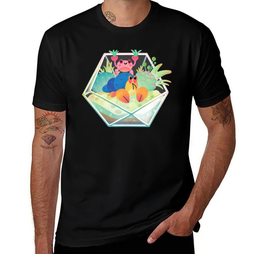 Ocean Terrarium Boxer Crab Hermit Crab Tshirt Big And Tall Loose Fit Tshirt